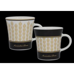 Kaffekopst, sort / hvid / guldfarvet, Porceln, 300 ml, Kahla