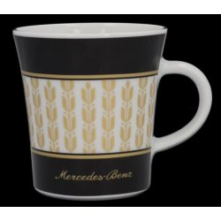 Kaffekopst, sort / hvid / guldfarvet, Porceln, 300 ml, Kahla