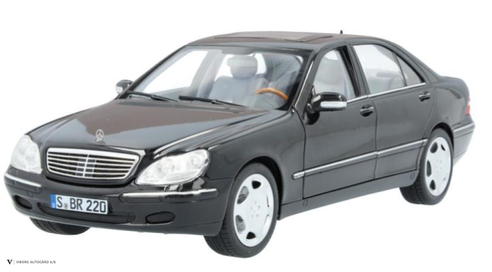 S 600 V220 1:18 obsidian sort