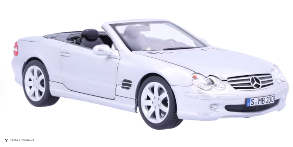 SL 500 R 230 (2001-2006) 1:18 strlende slv