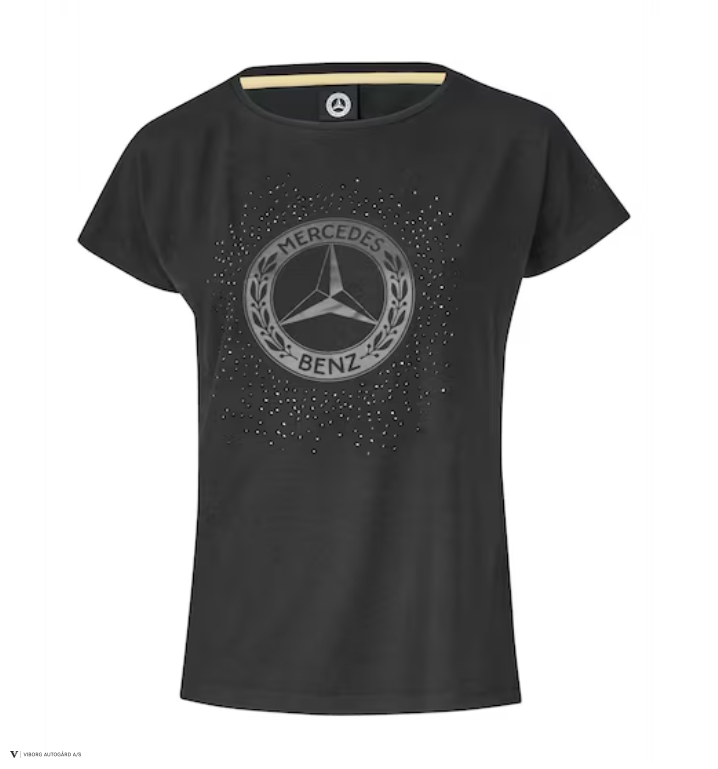 Dame T-shirt sort