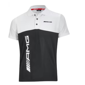 Poloshirt herre sort-hvid