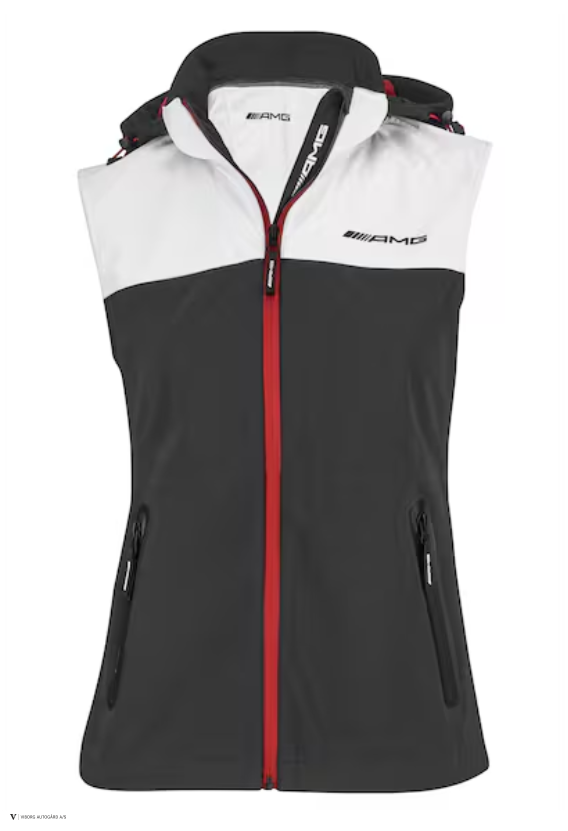 Dame AMG softshell vest sort