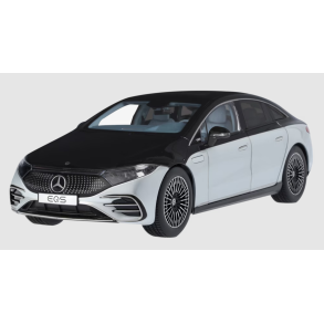EQS V297 1:18 med belysning, hightech slv / obsidian sort