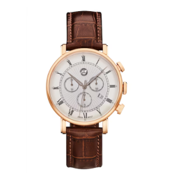 Herre kronografur, Classic Retro Gold