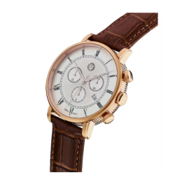 Herre kronografur, Classic Retro Gold