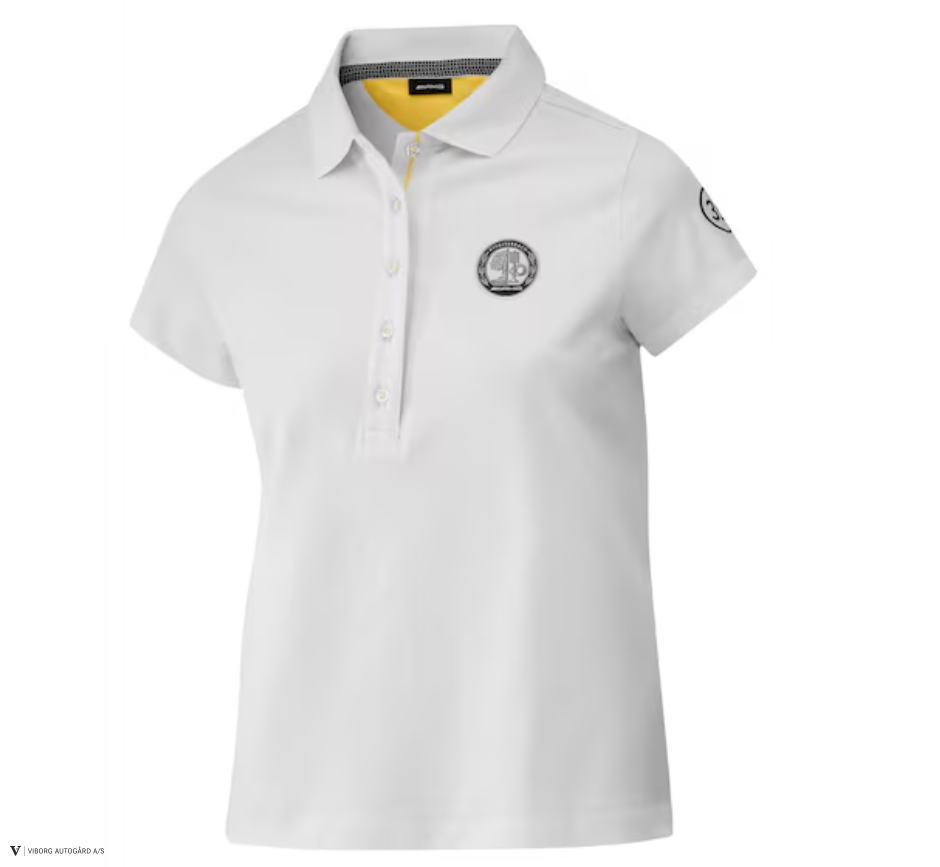 Dame poloshirt hvid