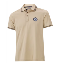 Herre poloshirt lysebrun