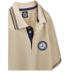 Herre poloshirt lysebrun