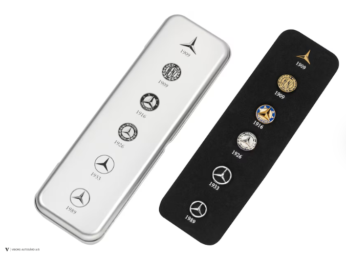 Pins, historisk stjerne, s�t med 6