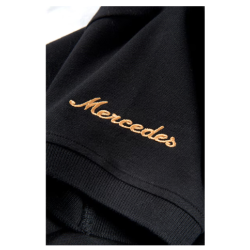 Dame poloshirt sort