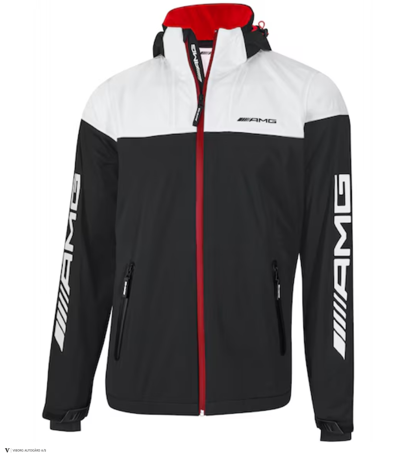 Herre AMG softshell jakke sort