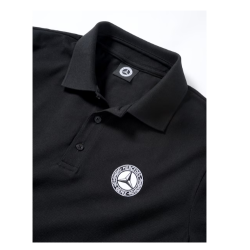 Herre poloshirt sort